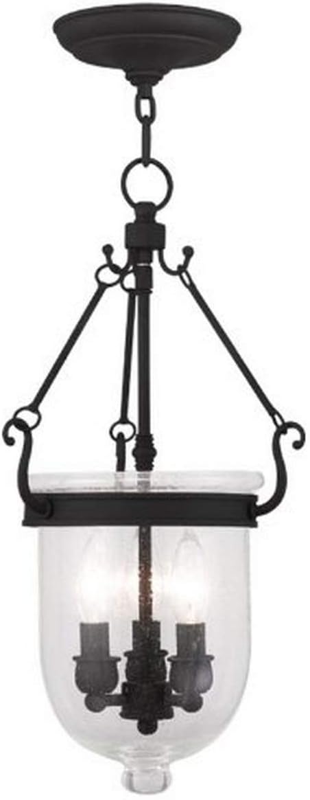 Jefferson 3-Light Hanging Lantern, Black