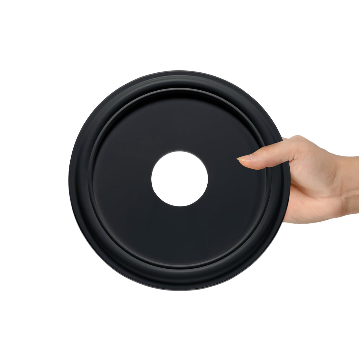 Molded Nylon Ceiling Medallion, Black