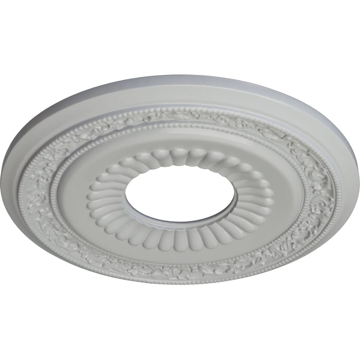 Lauren Ceiling Medallion fits Canopies up to 6 1/4, Frost
