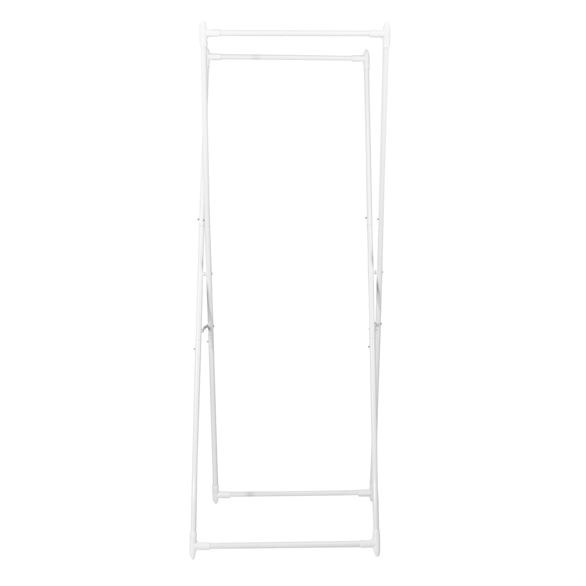Valet Folding Clothes Rack, Strong Metal X-Frame, Chic Design, Great for Guest and Dressing Rooms, Portable and Easy