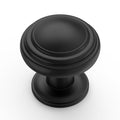 10 Pack Matte Black Cabinet Knobs Single Hole Cabinet Pulls 1 Inch Drawer Knobs Cabinets ZH0086