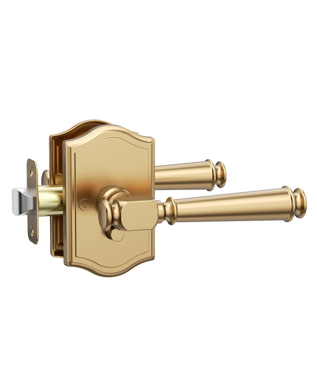 1 Pack Champagne Bronze Privacy Interior Door Handles