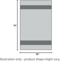 Luxury Bath Sheet, Hand Towel & Washcloth Set - 6 Pieces (Dark Grey)