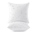 Pack of 2 20x20 Outdoor Square Pillow Inserts Sofa Garden