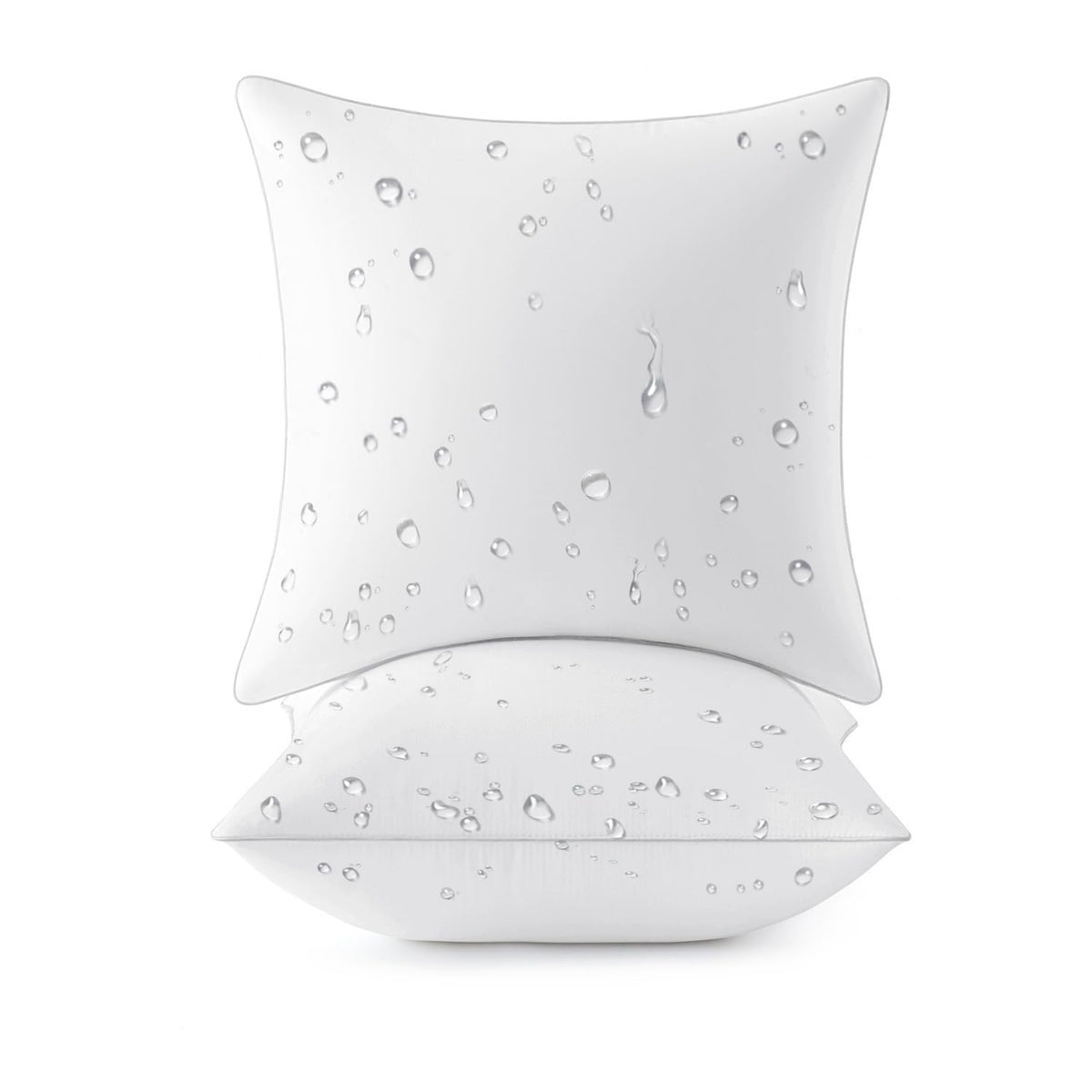 Pack of 2 20x20 Outdoor Square Pillow Inserts Sofa Garden