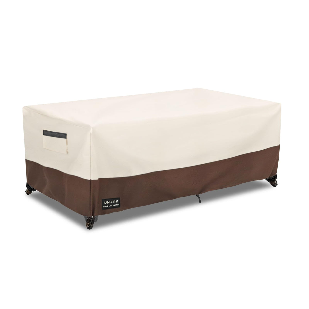 Outdoor Patio Coffee Table Cover, 600D Waterproof Heavy Duty Outdoor Table Cover, Patio Furniture Covers 48 x 28 x 16