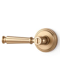 Door Handles Keyless Champagne Bronze Privacy Door Lever, 2 Pack