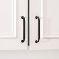 40 Pack 5 Inch Black Cabinet Handles Matte Black Drawer Pulls