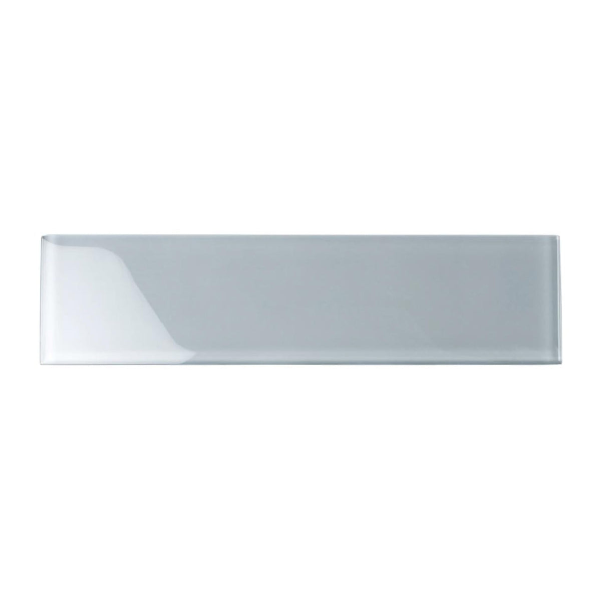 20-Pack 3 x 12-in. Gray Glossy Glass Subway Wall Tile at 5 sq. ft. Per Case APLA88092 3X12A, Elegant and