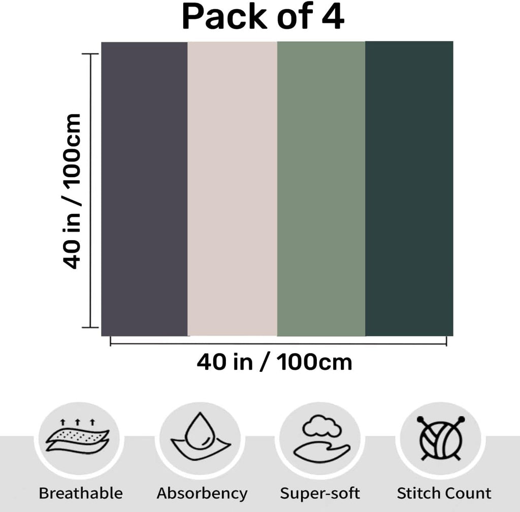 Muslin Swaddle Blankets for Newborn, Cotton Receiving Blankets for Baby