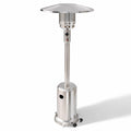 GasOne 50, 000 BTU Outdoor Propane Patio Heater, Stainless Steel with Wheels