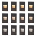 120V Vertical LED Step Lights, 3000K/4000K/5000K, 12-Pack