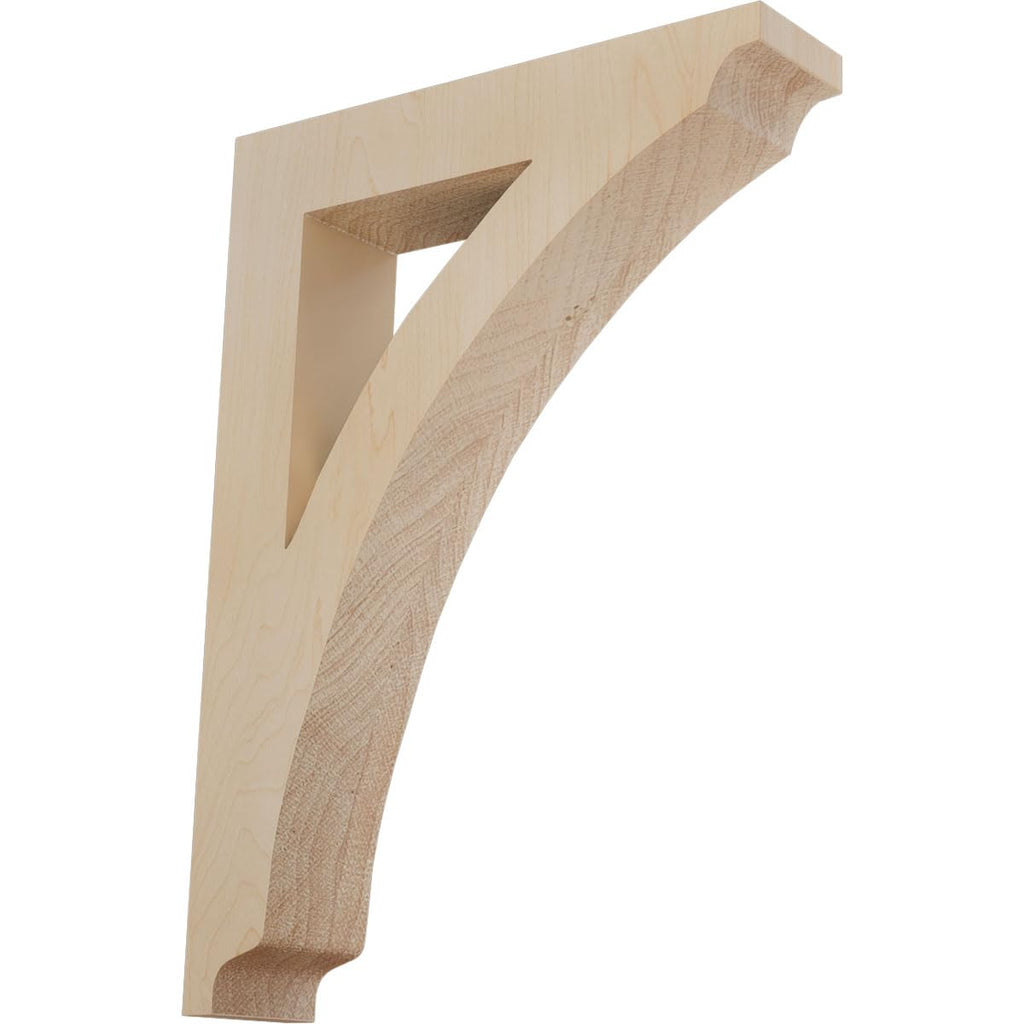 Medium Thorton Wood Wood Brackets, 1 3/4"W x 7 1/2"D x 10 1/2"H , Maple