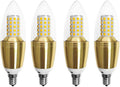 E12 LED Bulbs 12W LED Candelabra Bulb 100 Watt Equivalent, Decorative Candelabra Base E12 Corn Non-Dimmable LED