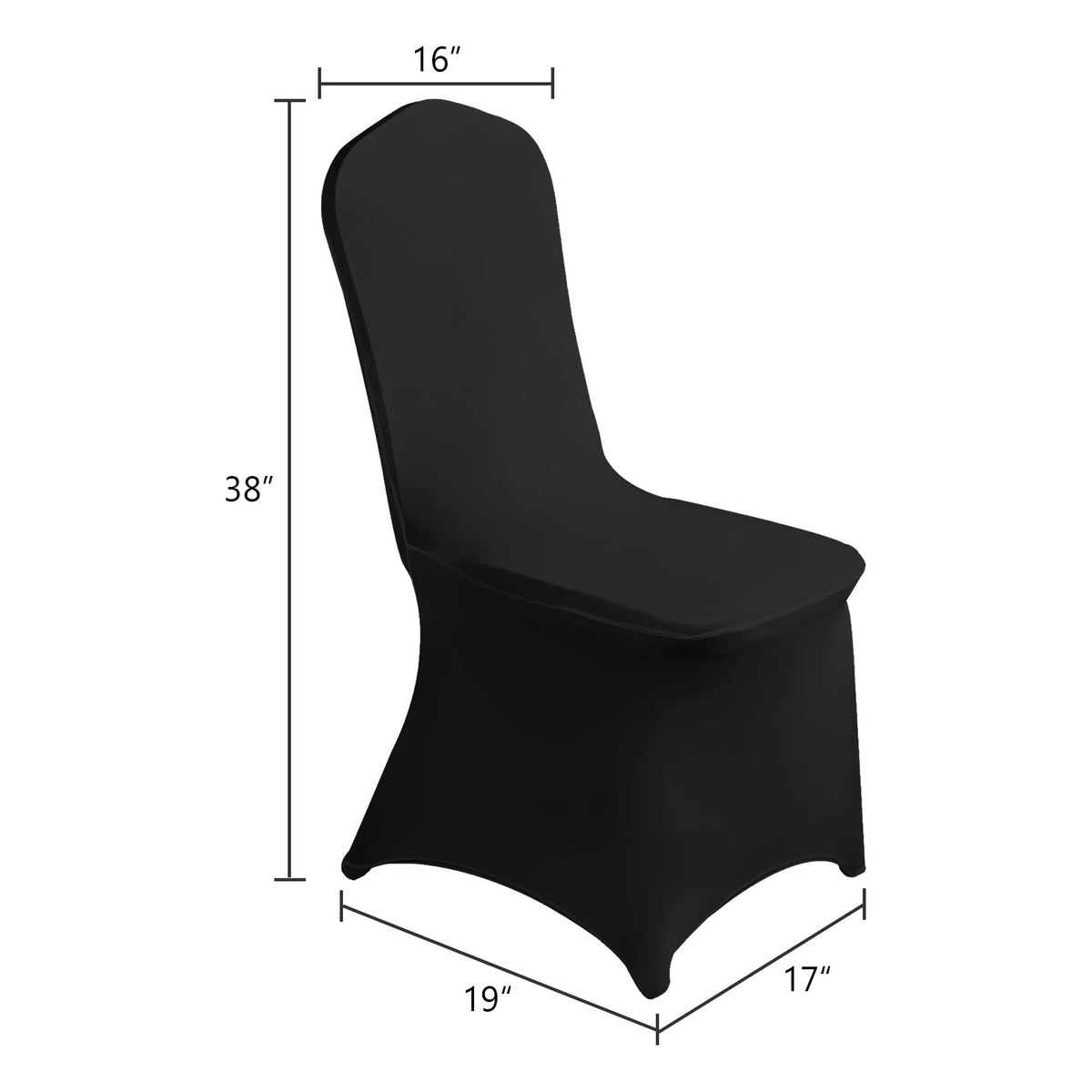 Waterproof Spandex Chair Cover 12PCS, Stretch Dining Chair Covers, Polyester Outdoor Chair Covers, Protector Stretch