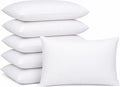 12 x 20 Inch Throw Pillow Inserts Rectangluar Lumbar Cushions with Polyester Fill for Decorative Pillow - Set of 6