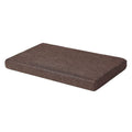 Bench Seat Memory Foam Chair Pads Non-Slip Rubber Back Indoor Swing/Settee Cushion 36 x 14 inch, Brown