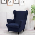 2 Piece Wingback Chair Slipcover, Wingback Chair Covers Washable Stretch Wingback Chair Cover, Wing Back Chair Covers