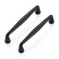 Matte Black Cabinet Handles Solid Handles,4 Inch,10 Pack
