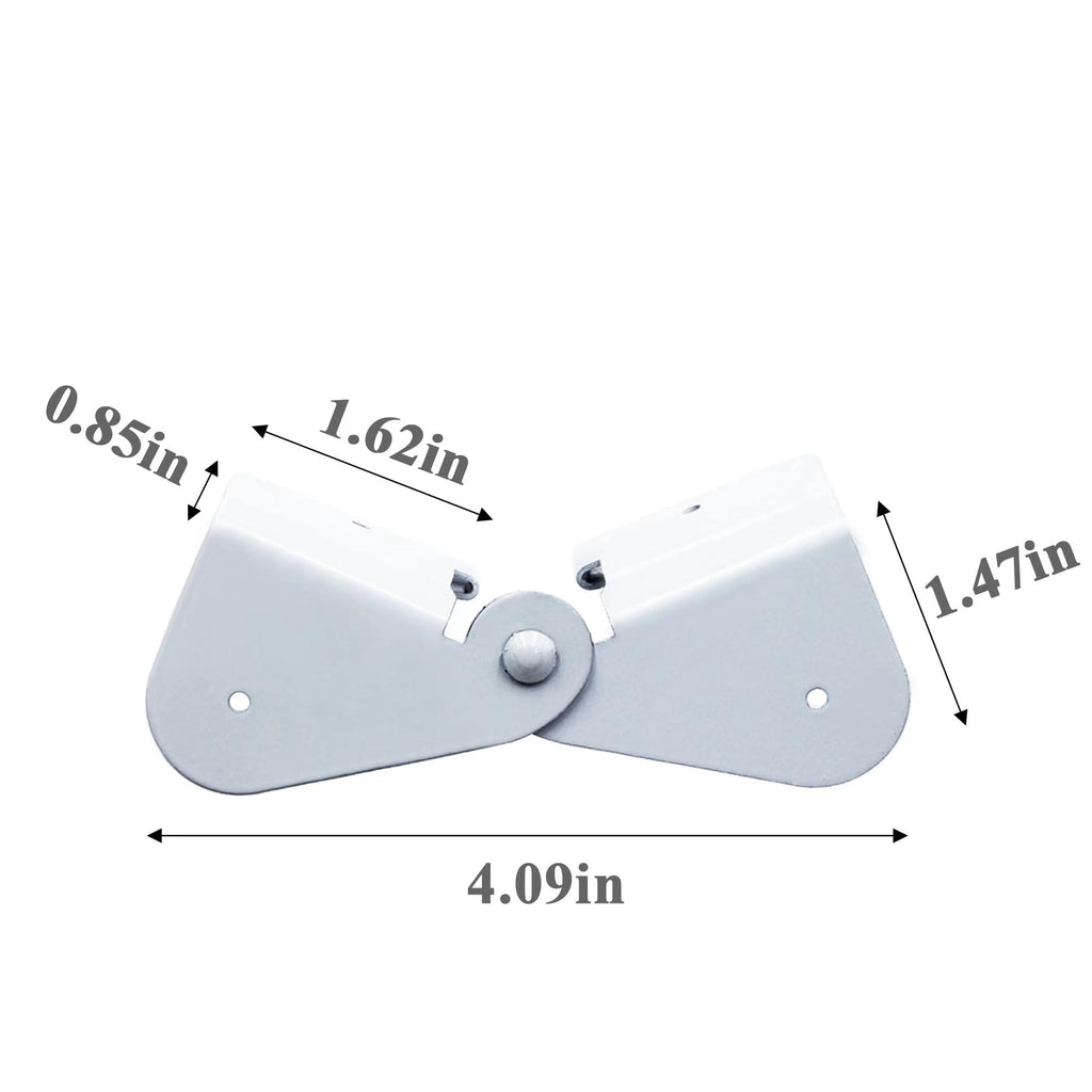 Gutter Downspout Flip-Up Hinge, Gutter Extension Hinge (8 Pack)