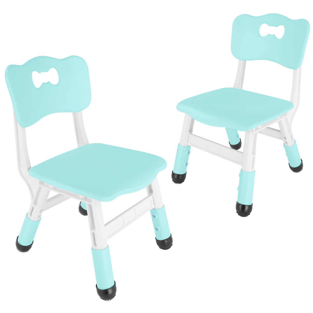 Adjustable Kids Chair (2pcs), 3 Level Height Adjustable Toddler Chair for Ages 3-8, Sturdy Child Chair with Maximum