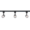 Amped Collection 3-Light 48in Field Cuttable LED Track Lighting Kit with 3 LED 3000K Warm White Track Heads, 4ft