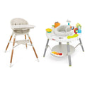 Baby High Chair 4-in-1 Convertible & Activity Center Play Table with Cruise & Bounce Features, 4mo+