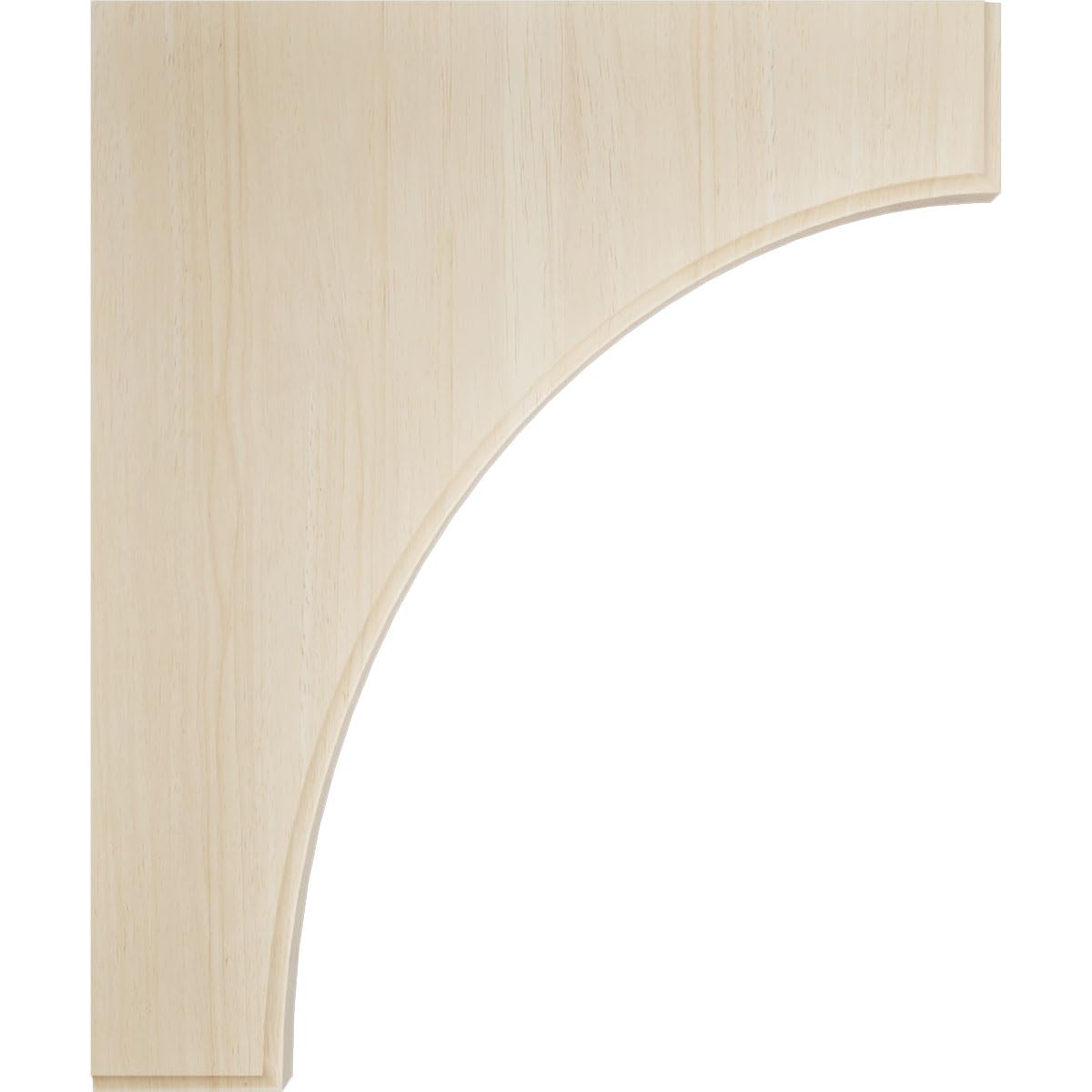 Clarksville Wood Brackets, 1 3/4"W x 10"D x 12"H , Rubberwood