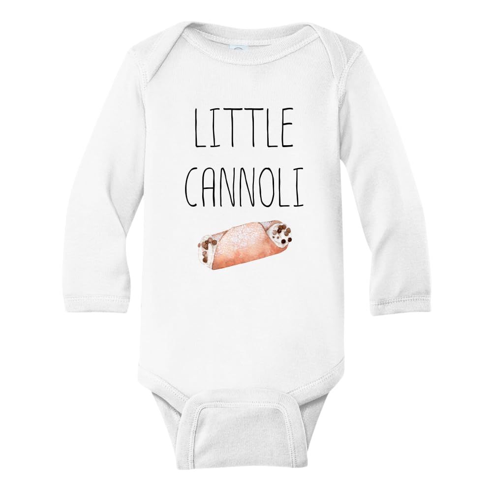 Kids Tshirt Baby Bodysuit Little Cannoli Baby Bodysuit Newborn Outfit Baby Shower Gift
