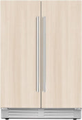 24 Inch Wine and Beverage Refrigerator - Panel Ready Fridge, 60 Can & 20 Bottle Dual Zone Wine Fridge 36-72°F