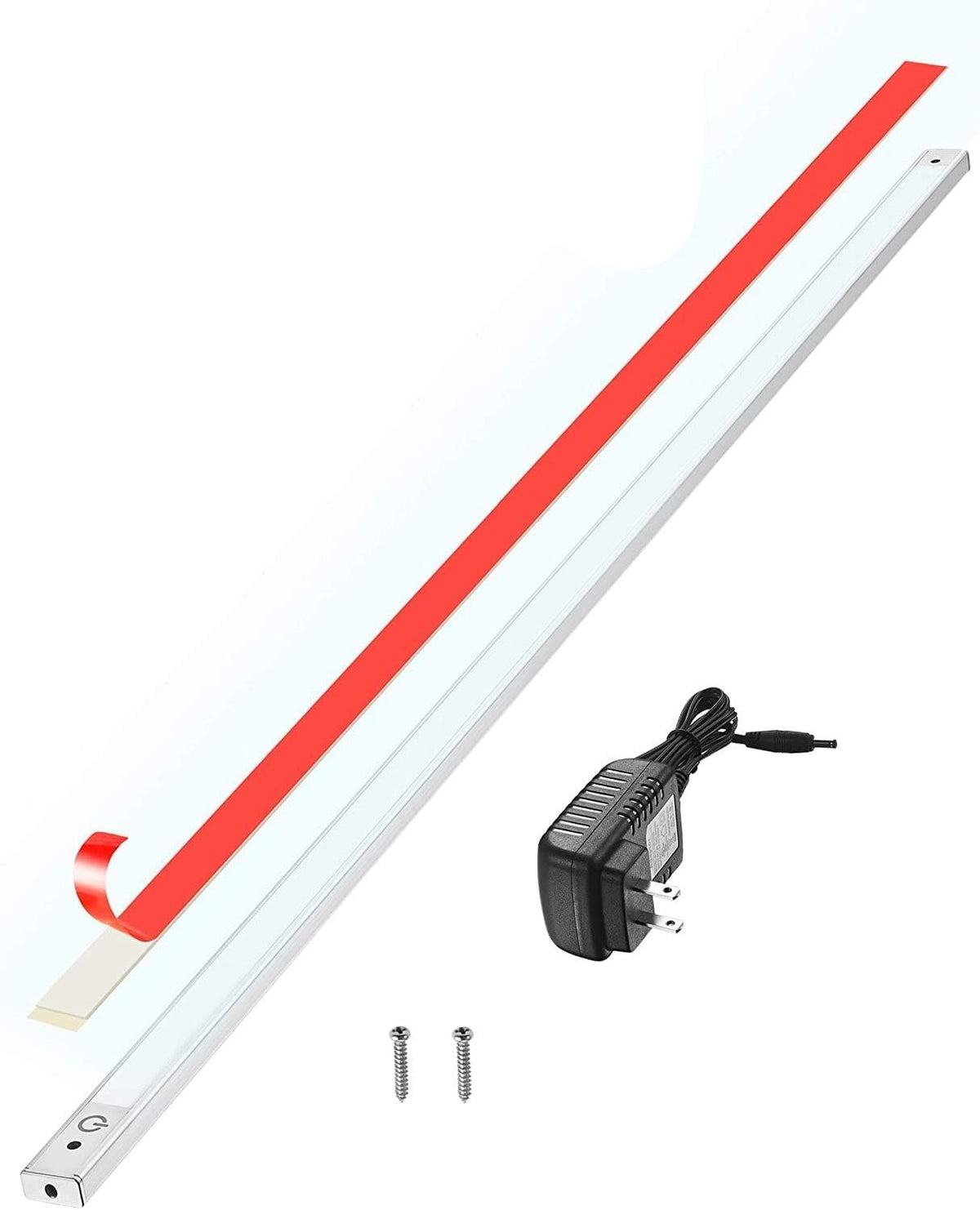 48 inch Under Cabinet Lighting LED Lamps Closet, LED Counter Light with Plug in Hardwired LED Lighting