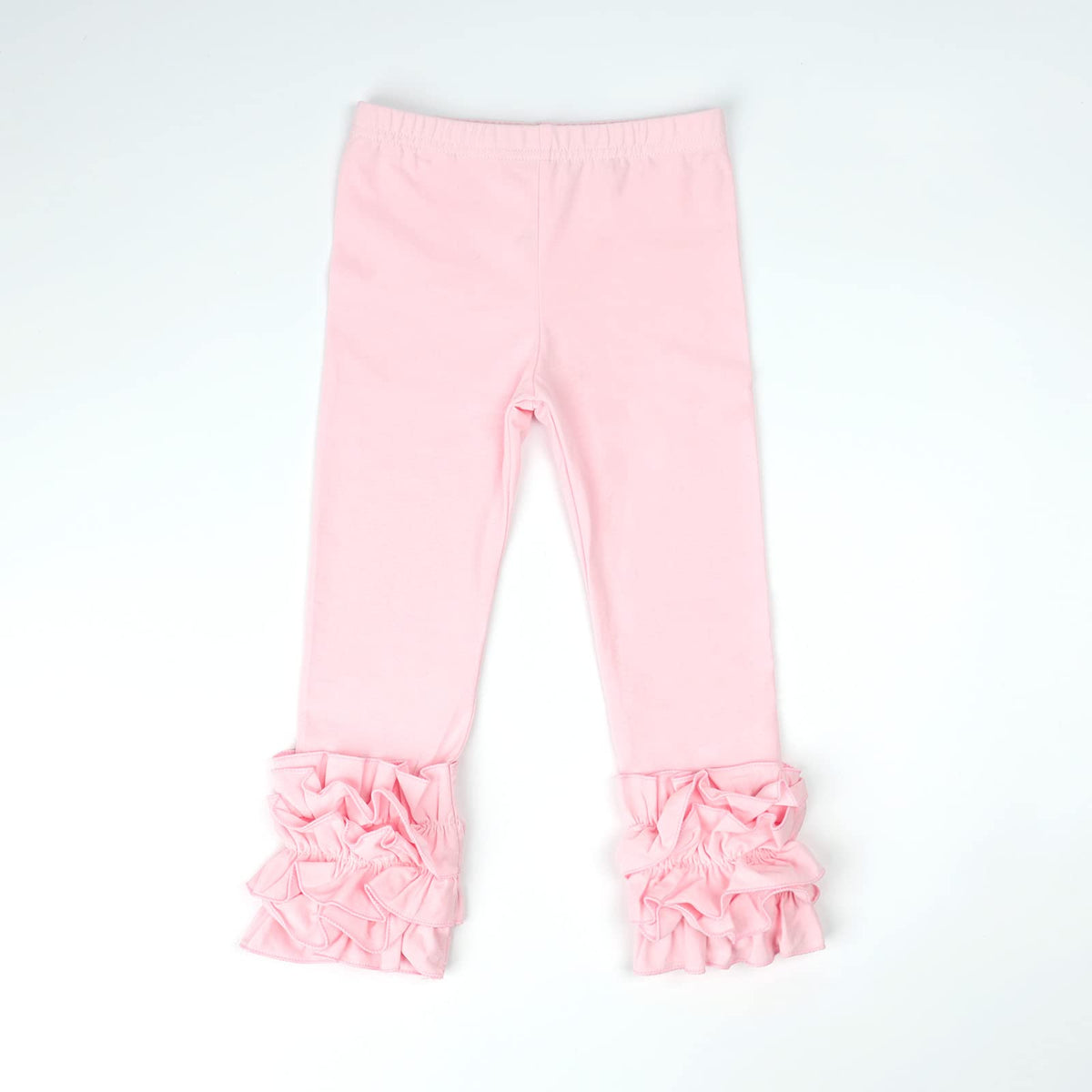 Baby Toddler and Little Girls Cotton Ruffle Leggings