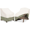 Waterproof 2 Pack Patio Adirondack Chair Cover for Outdoor Chair Size Up to 32W x 35D x 36H inch, Outdoor Lawn Patio