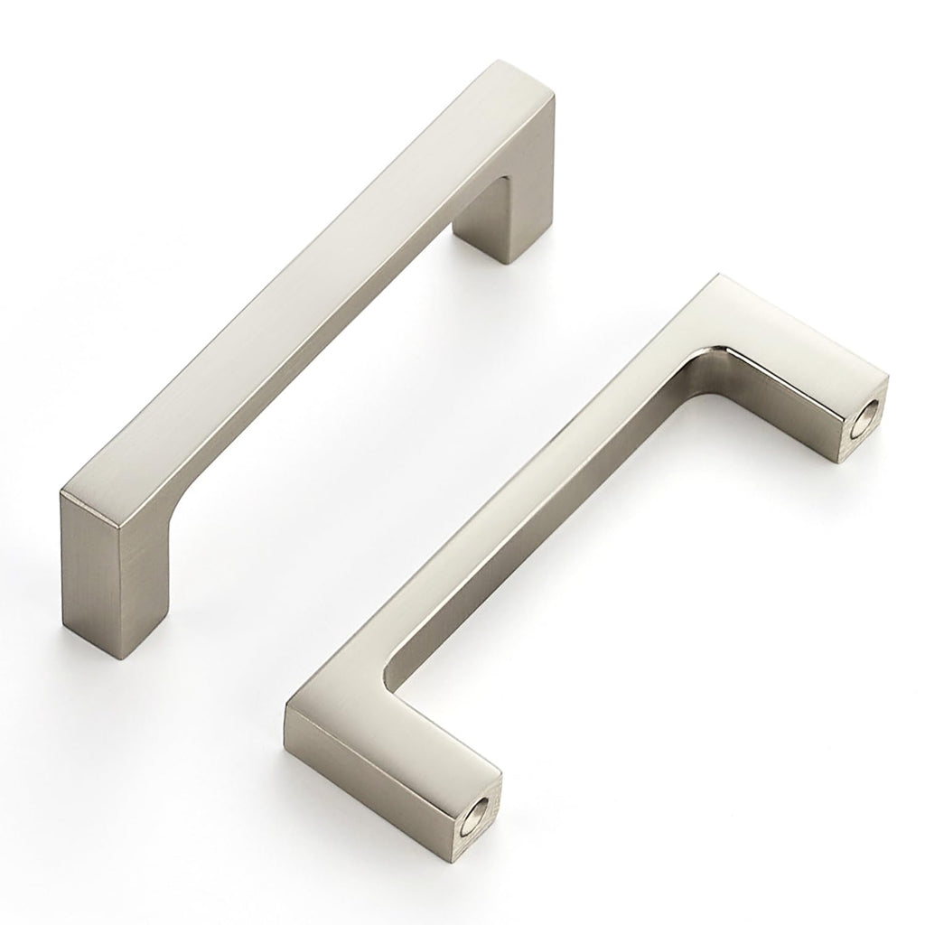 Brushed Nickel Kitchen Cabinet Solid Handles,3 Inch,10 Pack