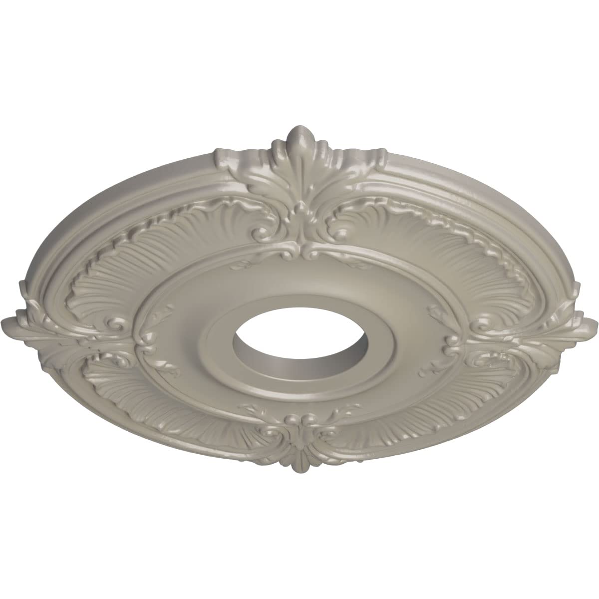 Ecorative Ceiling Medallions Modeled After Original Historical Patterns & Designs, Pearl White