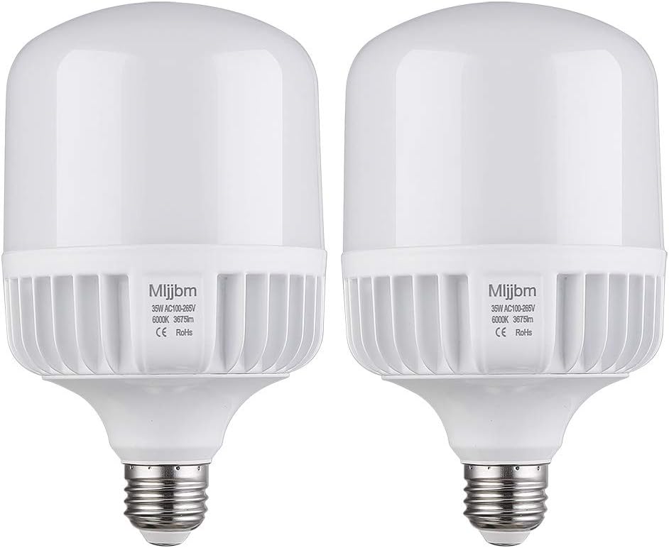 High Watt LED Bulbs 250W-300W Equivalent, 35W Bright White 6000K