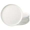 Ceramic Dinner Plates Set of 6, 10.25 Inch Stoneware Dishes Set