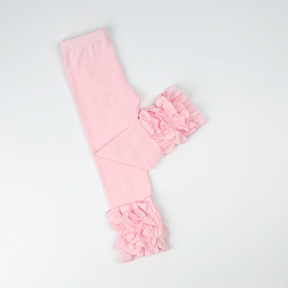 Baby Toddler and Little Girls Cotton Ruffle Leggings