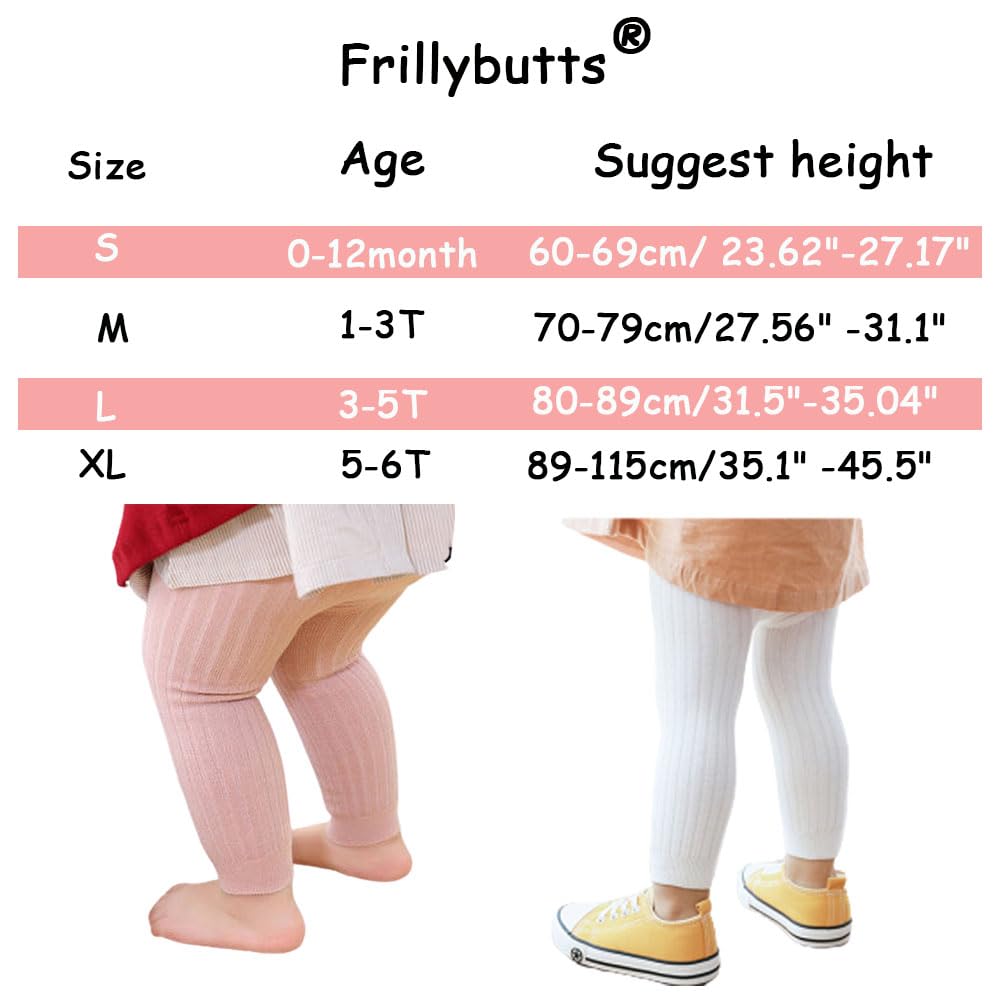 6 Pack Cable Knit Leggings Unisex Infant Toddler Litter Kid Footless Tight