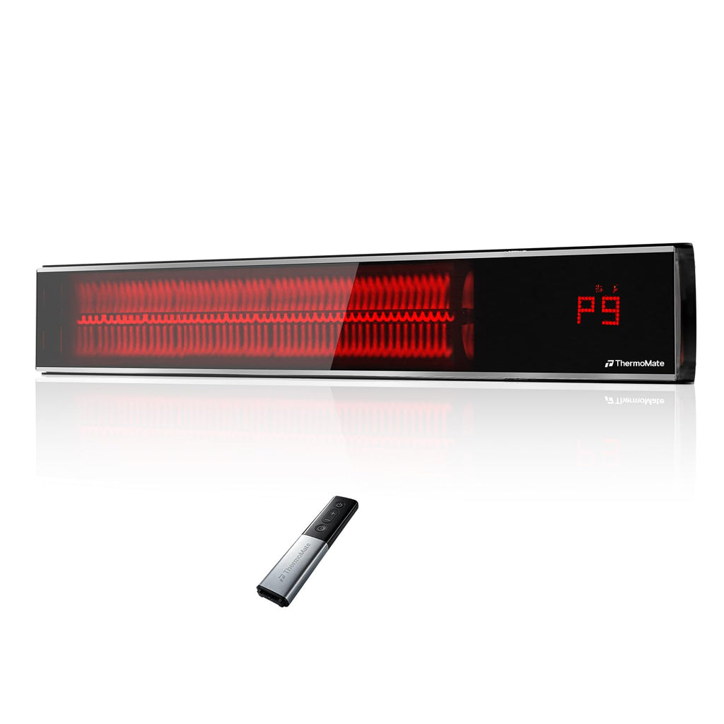 Electric Infrared Patio Heater 1500W Low Glare