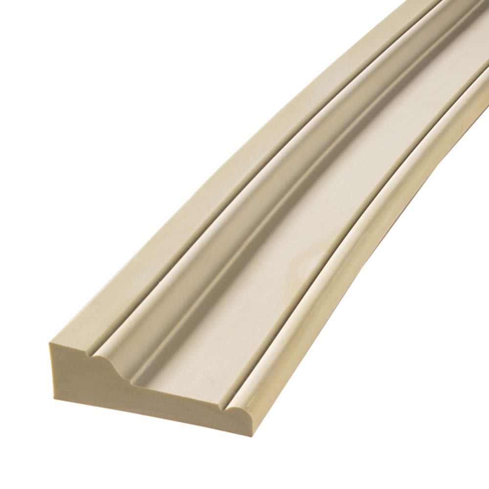 97 Adams: Flexible Casing Molding: 1-1/16" Thick x 3-7/16" Wide - PRE Curved to fit Specific Half Round Arches: 34"