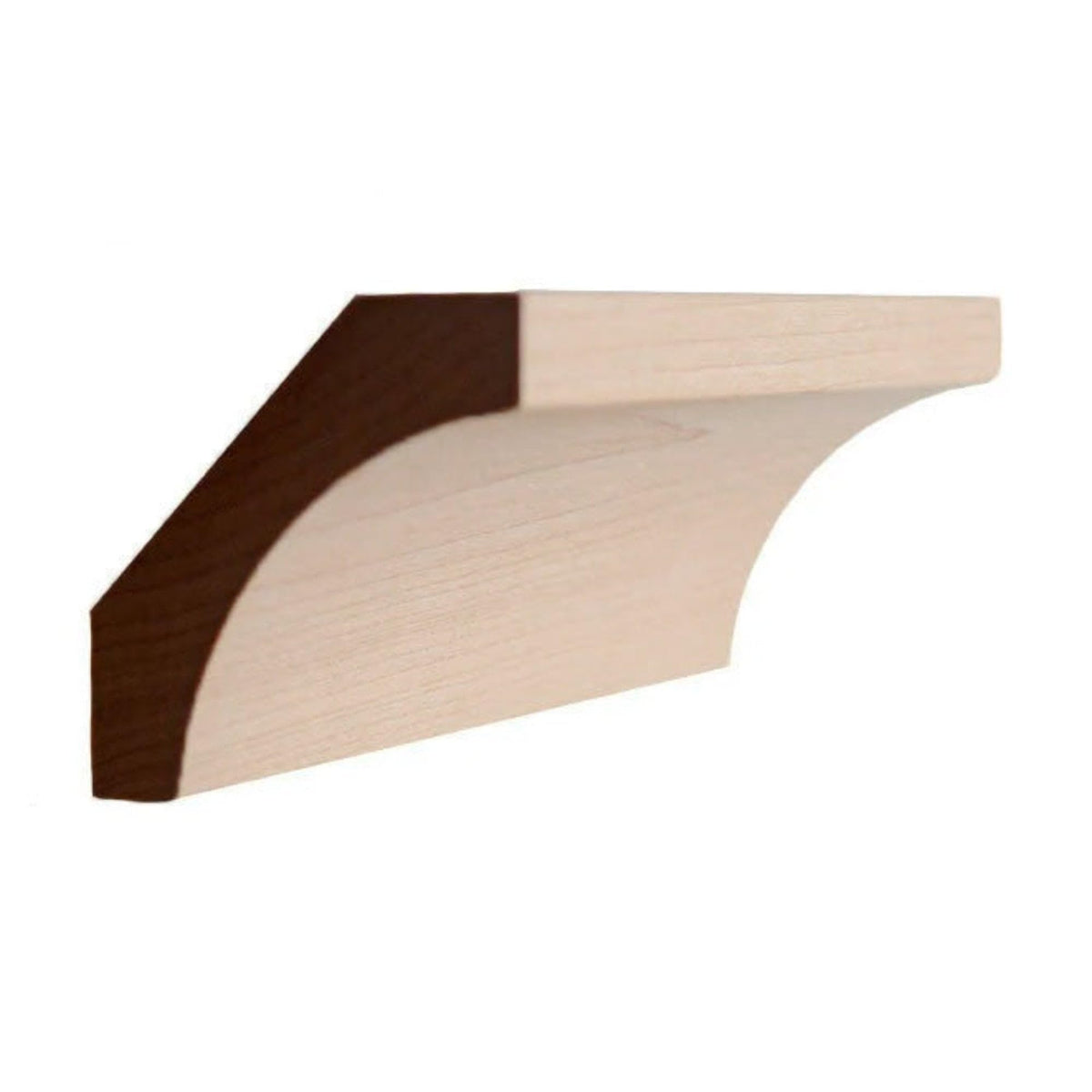 Cove Crown 3/4" x 2-5/8" Unfinished 1-7/8" High x 1-3/4" Deep, Poplar, 94"