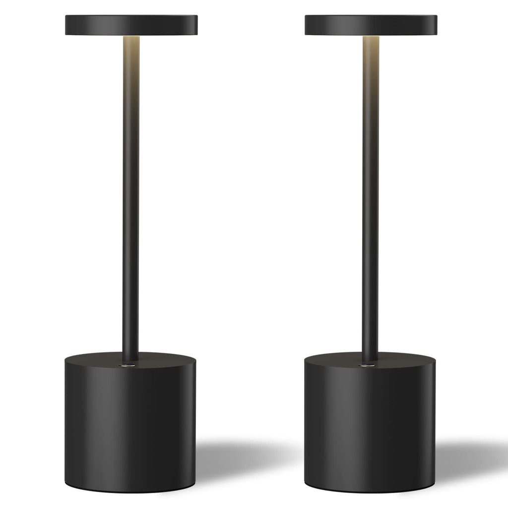 LED Cordless Table Lamps Set of 2, 5000mAh Rechargeable Table Light