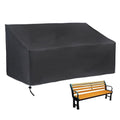 Outdoor Bench Cover, 210D Waterproof 4-Seater Patio Seat Cover Lounge Deep Chair Cover Furniture Cover Loveseat Cover