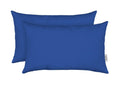 Lumbar Throw Pillows Set of 2 | 20" x 12" | All-Weather Spun Fabric | Water and Fade-Resistant | Outdoor Support