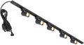Plug in Track Lighting with Power Cord, 5-Light LED Track Lighting Kit with 39in Rail, Modern Kitchen GU10 Track