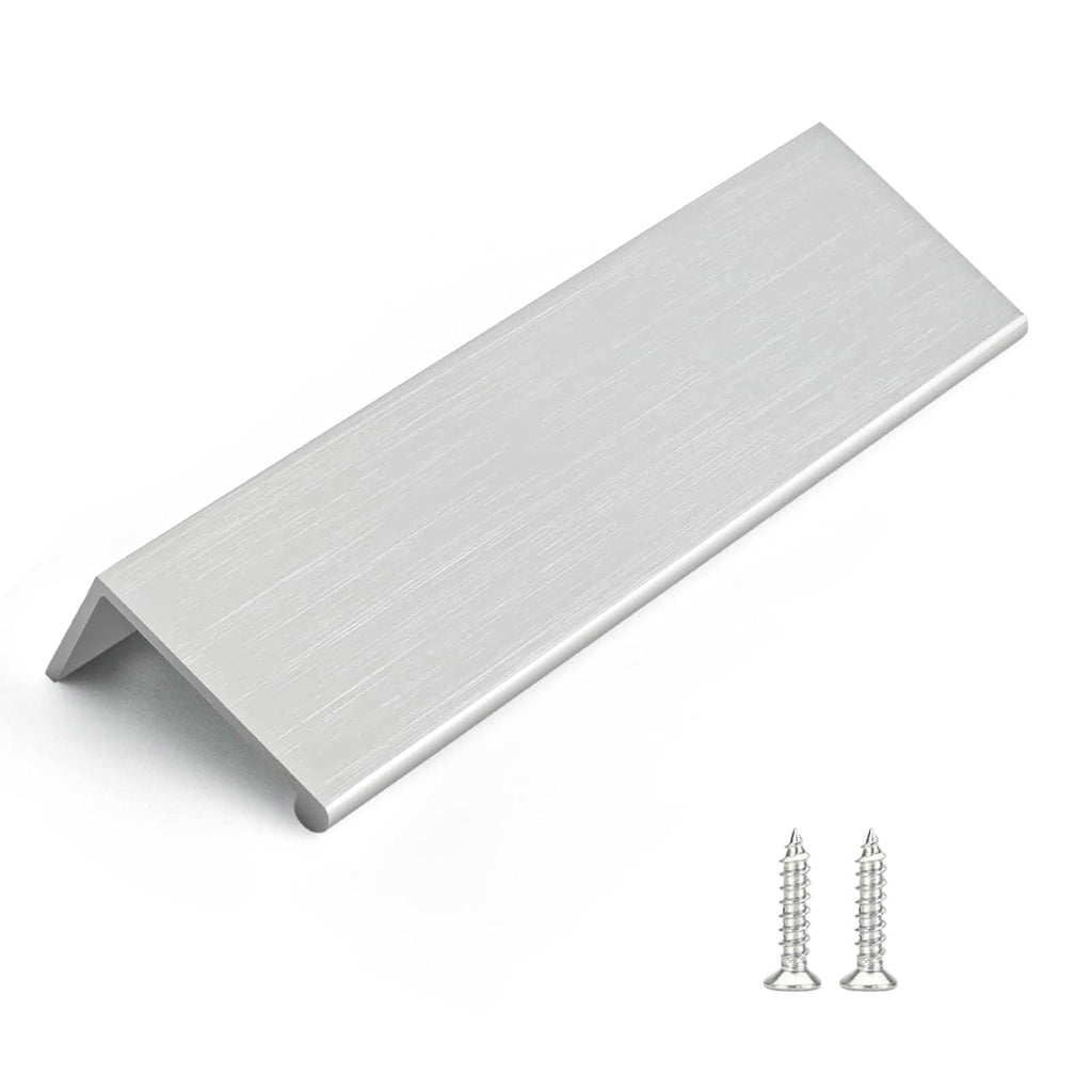 50 Pack 5" Cabinet Pulls Brushed Nickel Finger Pulls for Cabinets