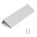 50 Pack 5" Cabinet Pulls Brushed Nickel Finger Pulls for Cabinets