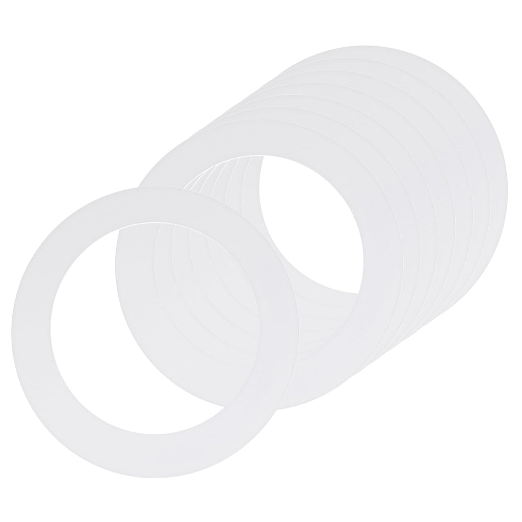 Goof Rings for 6" Recessed Lights 6.3" ID 8.7" OD Matte White 8Pcs
