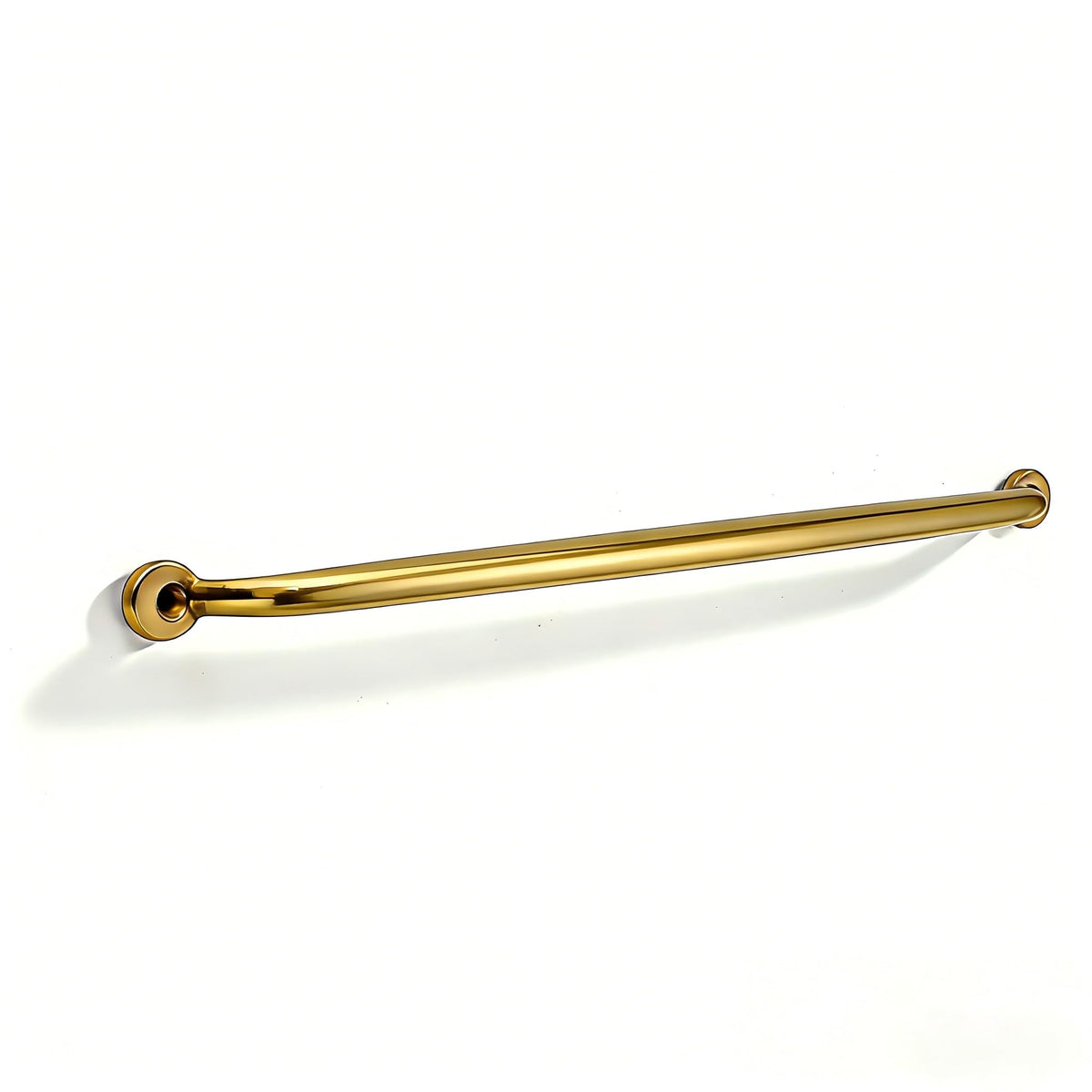 Luxury 5-Pack 100% Solid Brass Cabinet Pulls, 12" Center-to-Hole Pulls in Unlacquered Brass Finish for Drawers & Doors